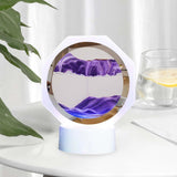 Maxbell Moving Sand Picture Night Light Flowing Sand Scene Quicksand Hourglass