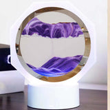 Maxbell Moving Sand Picture Night Light Flowing Sand Scene Quicksand Hourglass