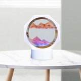 Maxbell Moving Sand Picture Night Light Flowing Sand Scene Quicksand Hourglass