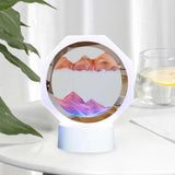 Maxbell Moving Sand Picture Night Light Flowing Sand Scene Quicksand Hourglass