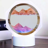 Maxbell Moving Sand Picture Night Light Flowing Sand Scene Quicksand Hourglass
