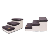 Maxbell Dog Stairs with Washable Cover Dogs Ramp Ladder Portable for Climbing up