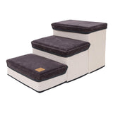 Maxbell Dog Stairs with Washable Cover Dogs Ramp Ladder Portable for Climbing up