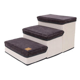 Maxbell Dog Stairs with Washable Cover Dogs Ramp Ladder Portable for Climbing up