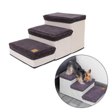 Maxbell Dog Stairs with Washable Cover Dogs Ramp Ladder Portable for Climbing up