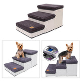 Maxbell Dog Stairs with Washable Cover Dogs Ramp Ladder Portable for Climbing up