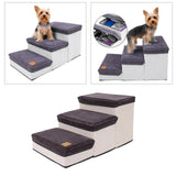 Maxbell Dog Stairs with Washable Cover Dogs Ramp Ladder Portable for Climbing up
