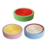 Maxbell Sisal Cat Scratcher Bed Furniture Protection Nonslip Bottom Sleeping Nest Red Green