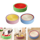 Maxbell Sisal Cat Scratcher Bed Furniture Protection Nonslip Bottom Sleeping Nest Red Green