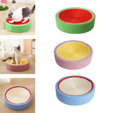 Maxbell Sisal Cat Scratcher Bed Furniture Protection Nonslip Bottom Sleeping Nest Red Green