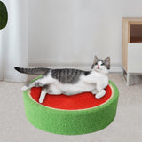 Maxbell Sisal Cat Scratcher Bed Furniture Protection Nonslip Bottom Sleeping Nest Red Green