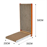 Maxbell Vertical Cat Scratcher Cardboard Cat Scratching Pad Thickened for indoor Style B