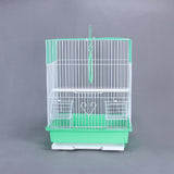 Maxbell Bird Cage House Pet Supplies Nest Standing Pole Birdcage for Parrot Finches Green
