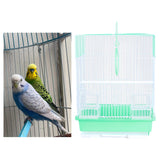 Maxbell Bird Cage House Pet Supplies Nest Standing Pole Birdcage for Parrot Finches Green