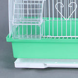 Maxbell Bird Cage House Pet Supplies Nest Standing Pole Birdcage for Parrot Finches Green