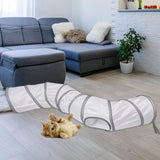 Maxbell Cat Tunnel Tube Interactive Toy Tent Portable Indoor for Kitty Kitten Rabbit