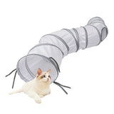 Maxbell Cat Tunnel Tube Interactive Toy Tent Portable Indoor for Kitty Kitten Rabbit