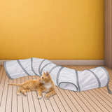 Maxbell Cat Tunnel Tube Interactive Toy Tent Portable Indoor for Kitty Kitten Rabbit