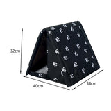 Maxbell Outdoor Cat House Waterproof Winter Warm Pet Cat Beds Dog Kennel Furniture 40cmx34cmx32cm