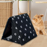 Maxbell Outdoor Cat House Waterproof Winter Warm Pet Cat Beds Dog Kennel Furniture 40cmx34cmx32cm