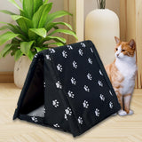 Maxbell Outdoor Cat House Waterproof Winter Warm Pet Cat Beds Dog Kennel Furniture 40cmx34cmx32cm