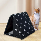 Maxbell Outdoor Cat House Waterproof Winter Warm Pet Cat Beds Dog Kennel Furniture 40cmx34cmx32cm