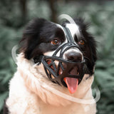 Maxbell Dog Muzzle Mask Lightweight Grooming Anti Bite Basket for Dogs Training Large