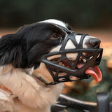 Maxbell Dog Muzzle Mask Lightweight Grooming Anti Bite Basket for Dogs Training Large