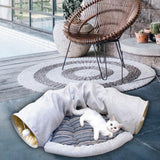 Maxbell Cat Tunnel Interactive Toy Sleeping Mat for Pets Accessories Hedgehog Puppy