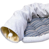 Maxbell Cat Tunnel Interactive Toy Sleeping Mat for Pets Accessories Hedgehog Puppy
