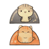 Maxbell Cat Mat Placemat Toilet Litter Tray Kitty Washable Pet Floor Kitten Orange