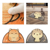Maxbell Cat Mat Placemat Toilet Litter Tray Kitty Washable Pet Floor Kitten Orange