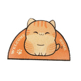 Maxbell Cat Mat Placemat Toilet Litter Tray Kitty Washable Pet Floor Kitten Orange