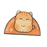 Maxbell Cat Mat Placemat Toilet Litter Tray Kitty Washable Pet Floor Kitten Orange