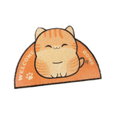 Maxbell Cat Mat Placemat Toilet Litter Tray Kitty Washable Pet Floor Kitten Orange