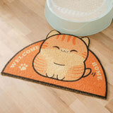 Maxbell Cat Mat Placemat Toilet Litter Tray Kitty Washable Pet Floor Kitten Orange