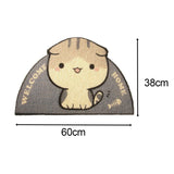 Maxbell Cat Mat Placemat Toilet Litter Tray Kitty Washable Pet Floor Kitten Grey