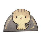 Maxbell Cat Mat Placemat Toilet Litter Tray Kitty Washable Pet Floor Kitten Grey
