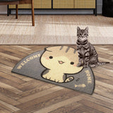 Maxbell Cat Mat Placemat Toilet Litter Tray Kitty Washable Pet Floor Kitten Grey
