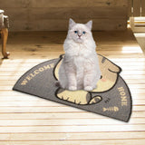 Maxbell Cat Mat Placemat Toilet Litter Tray Kitty Washable Pet Floor Kitten Grey