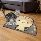 Maxbell Cat Mat Placemat Toilet Litter Tray Kitty Washable Pet Floor Kitten Grey