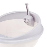 Maxbell Open Litter Box Toilet Durable W/ Spoon for Kitten Puppy Bunny 35cmx33cmx16cm