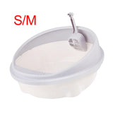 Maxbell Open Litter Box Toilet Durable W/ Spoon for Kitten Puppy Bunny 35cmx33cmx16cm