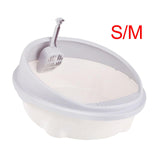 Maxbell Open Litter Box Toilet Durable W/ Spoon for Kitten Puppy Bunny 35cmx33cmx16cm