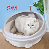Maxbell Open Litter Box Toilet Durable W/ Spoon for Kitten Puppy Bunny 35cmx33cmx16cm