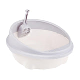 Maxbell Open Litter Box Toilet Durable W/ Spoon for Kitten Puppy Bunny 35cmx33cmx16cm