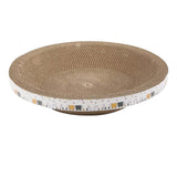 Maxbell Cat Scratcher Mat for Indoor Cats Kittens Plate Scratching Board Bed 35cmx35cmx8cm