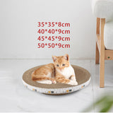 Maxbell Cat Scratcher Mat for Indoor Cats Kittens Plate Scratching Board Bed 35cmx35cmx8cm