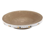 Maxbell Cat Scratcher Mat for Indoor Cats Kittens Plate Scratching Board Bed 45cmx45cmx9cm