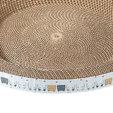 Maxbell Cat Scratcher Mat for Indoor Cats Kittens Plate Scratching Board Bed 50cmx50cmx9cm